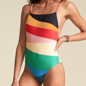 Billabong Striped Swimsuit